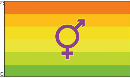 Hermaphrodite Pride 3x5 Flag