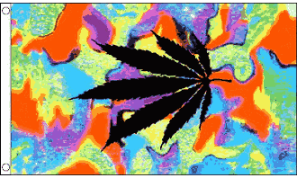 Marijuana Tie Dye