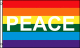 Peace Word 3x5 Flag