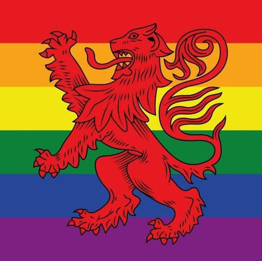 Scotland Lion Rainbow Flag