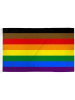 Philadelphia Rainbow Flags, People of Color, More Color, Diversity LGBT+ Flag